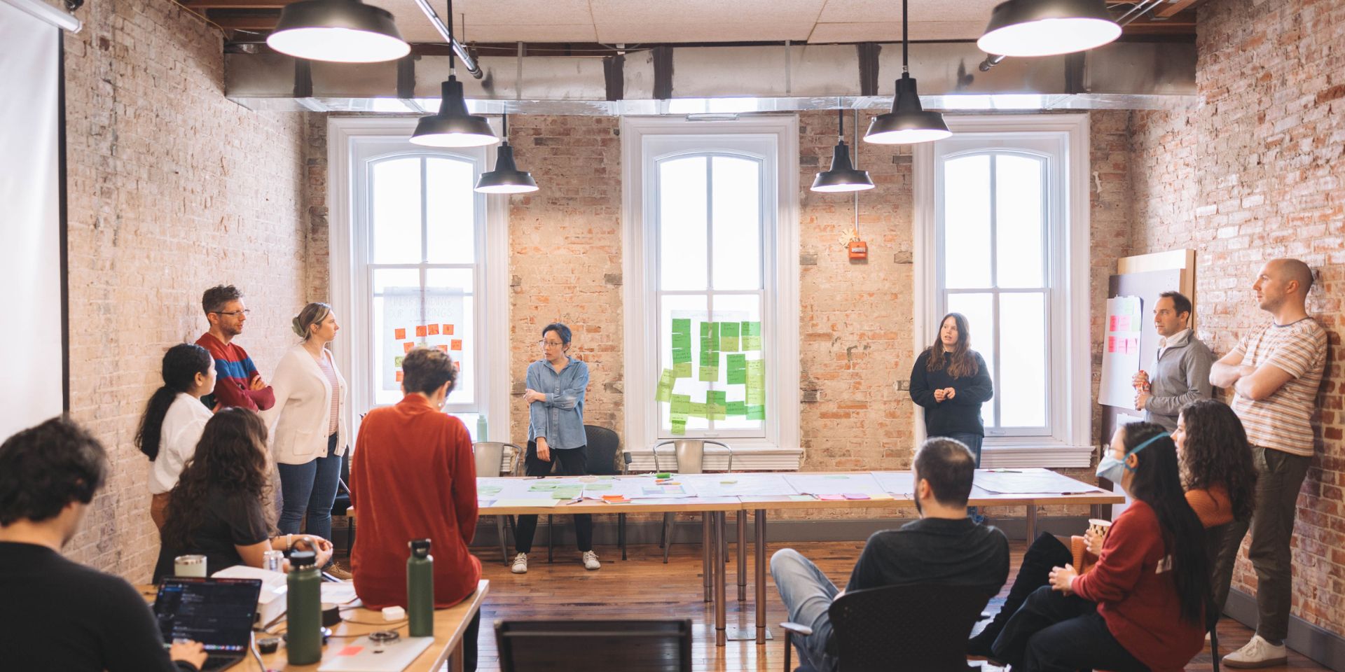 People meeting in a room