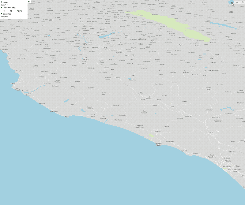 Hundreds of mercator tiles created dynamically based on mosaicJSON definition.