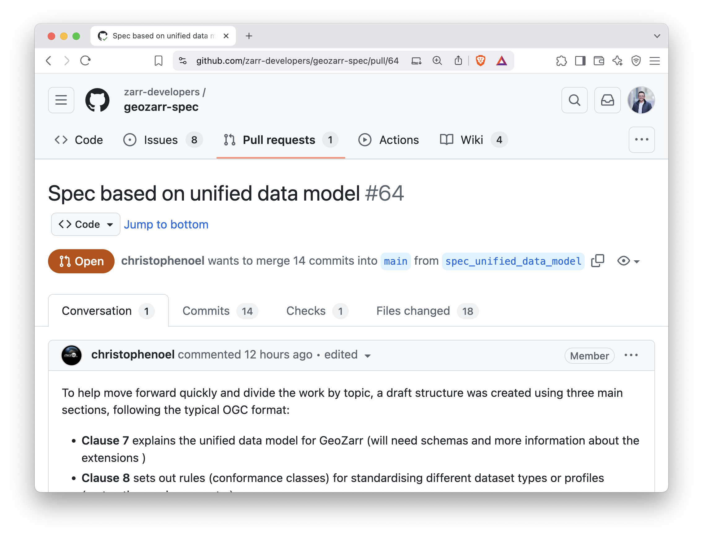 Unified data model proposal