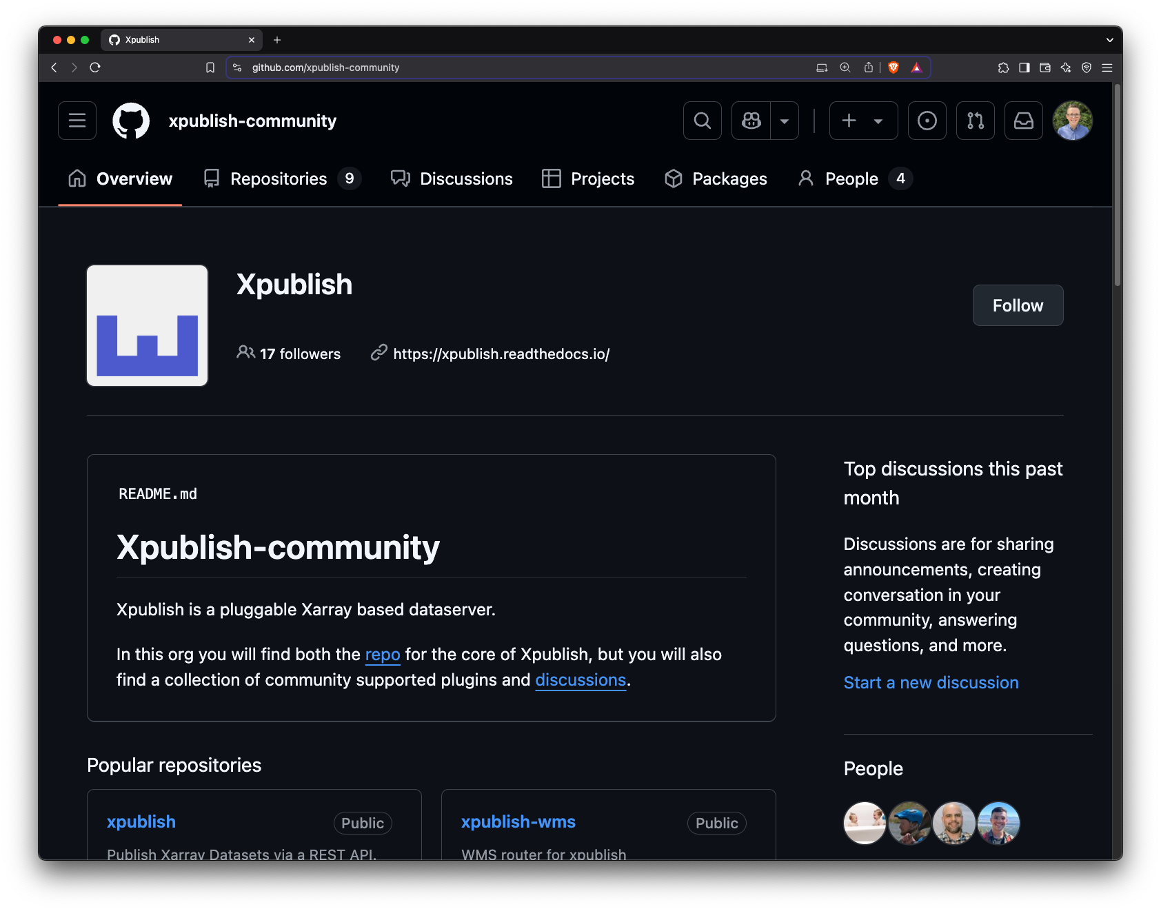 XPublish on GitHub