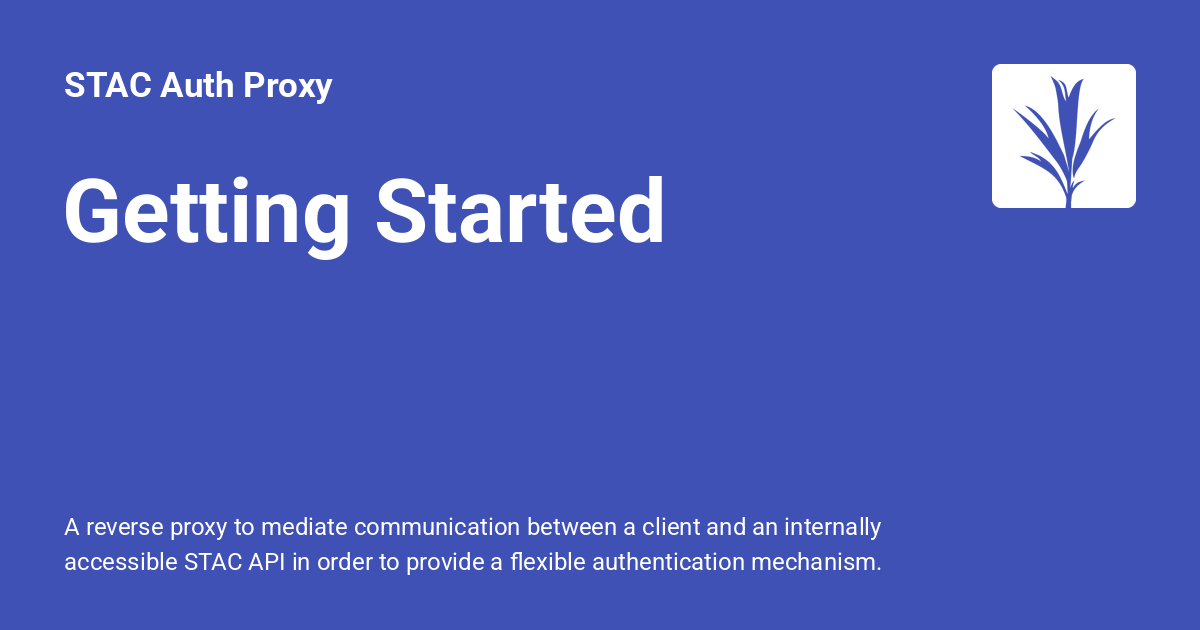 Getting Started - STAC Auth Proxy