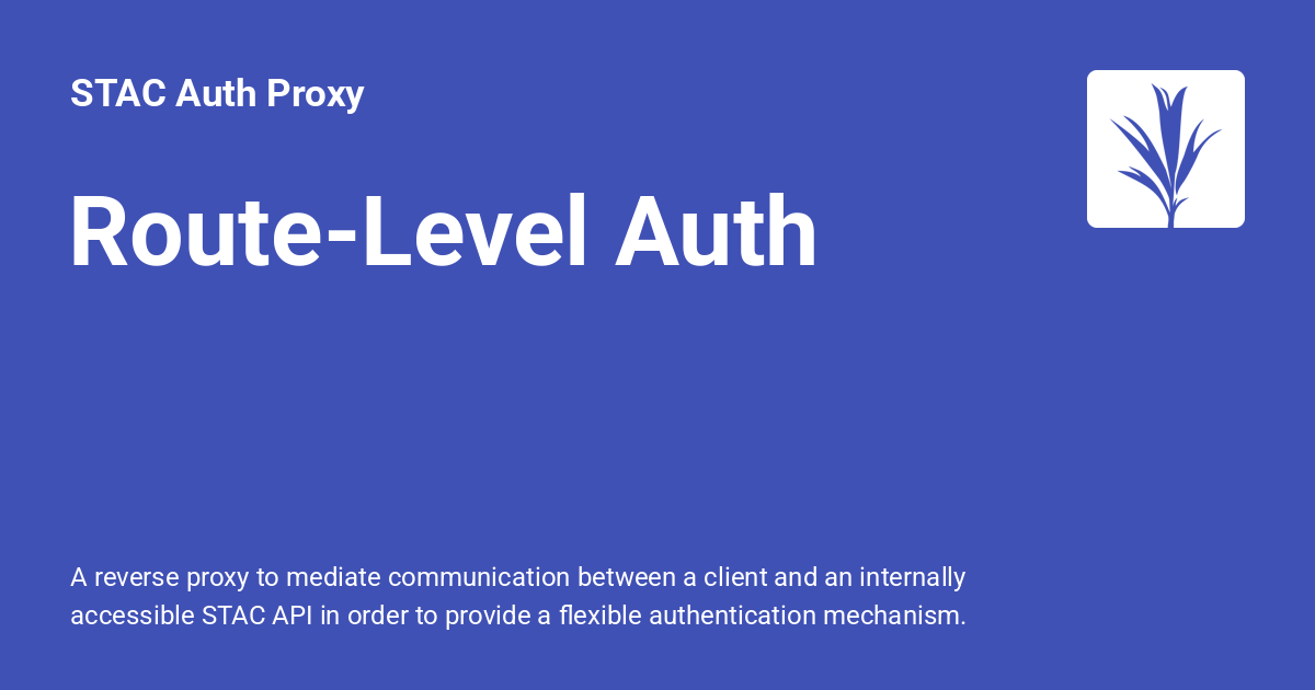 Route-Level Auth - STAC Auth Proxy