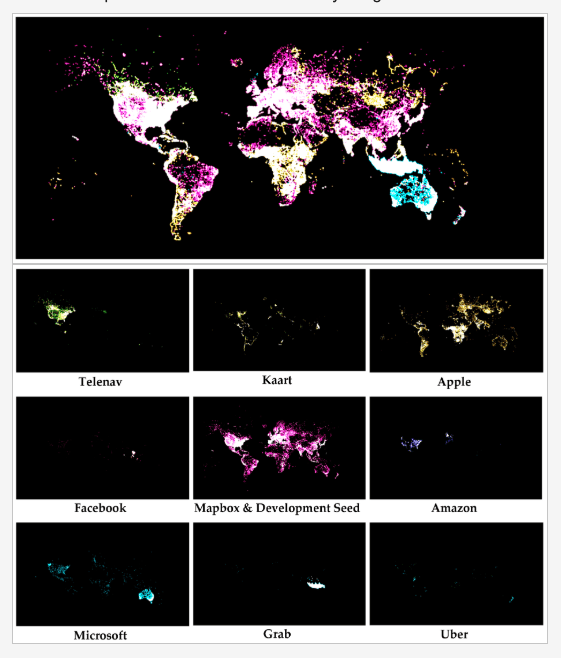 Figure by Jennings Anderson which shows where corporate editors are editing. https://www.mdpi.com/2220-9964/8/5/232/htm