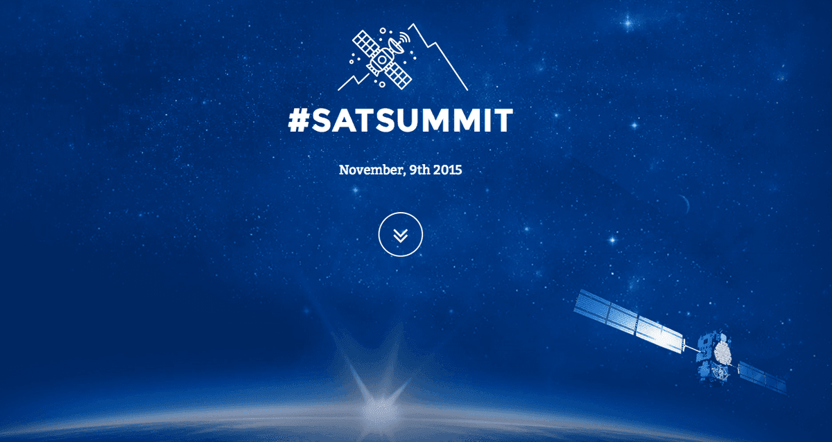 Join us for #SatSummit on November 9