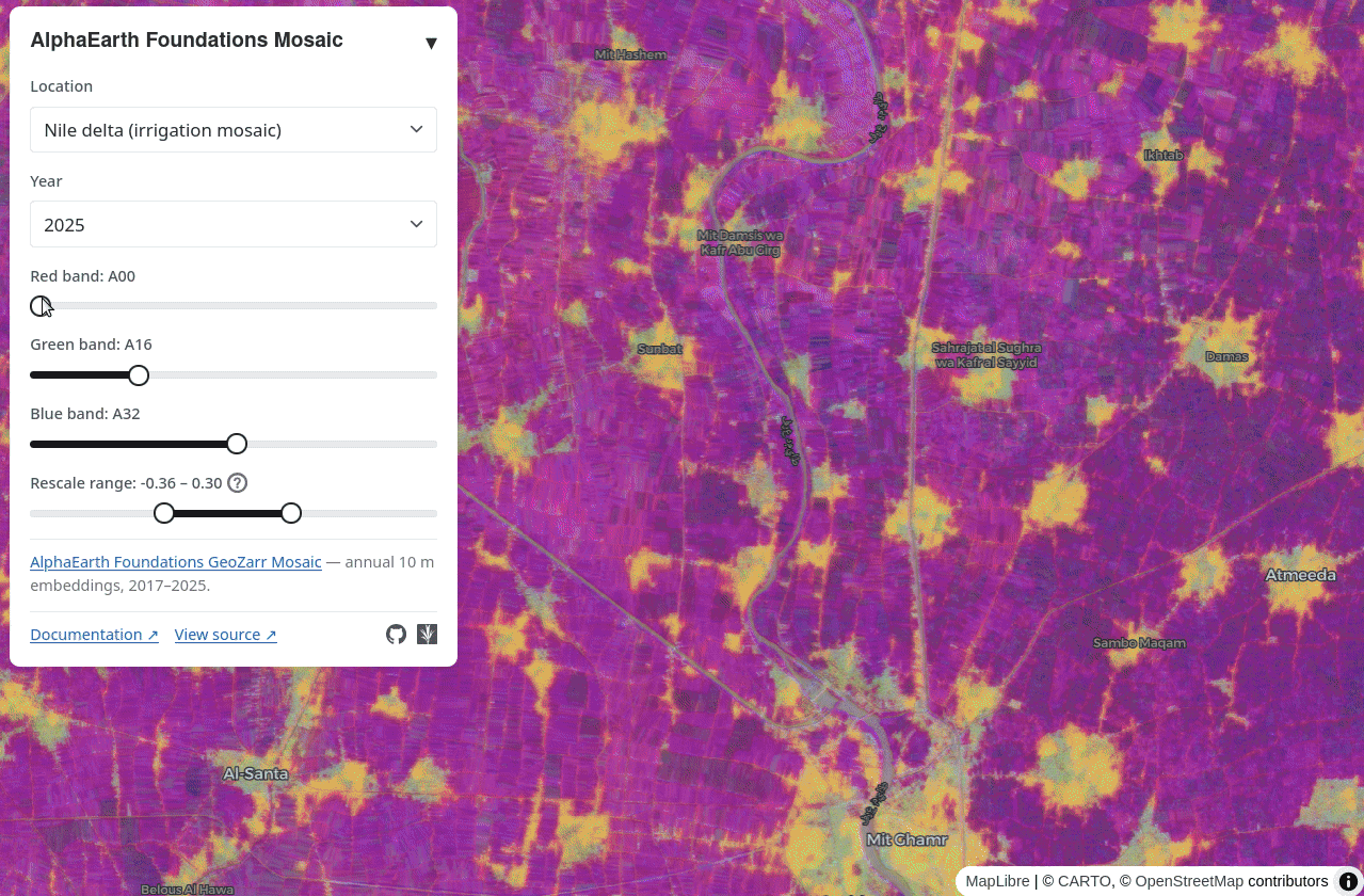 Alpha Earth Embeddings Visualization
